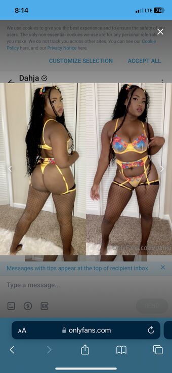 Dahja Голые слитые фото OnlyFans 11