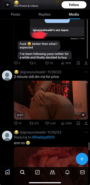 Igiveyouheadd Голые слитые фото OnlyFans 6