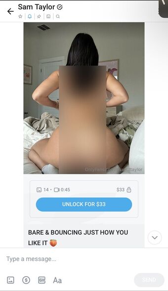 Sam Taylor Голые слитые фото OnlyFans 72
