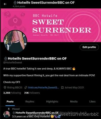 sweetsurrenderbbc Голые слитые фото OnlyFans 18