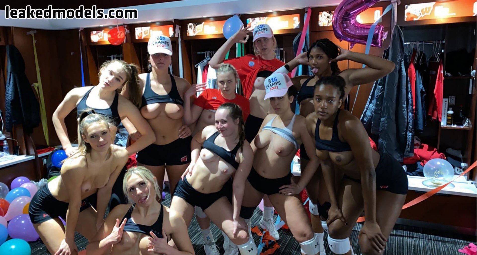 Wisconsin Volleyball Team  badgervb Голые слитые фото OnlyFans 1 - Слитые  Модели